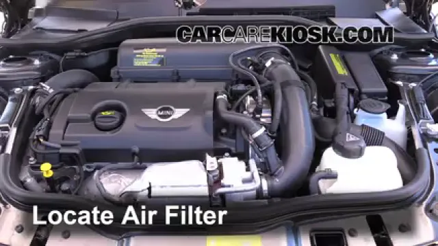 2012 Mini Cooper S 1.6L 4 Cyl. Turbo Hatchback Air Filter (Engine) Replace